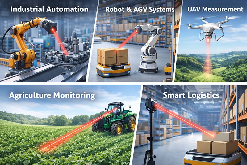 Typical Applications of Laser Distance Sensors Typical Applications of Laser Distance Sensors