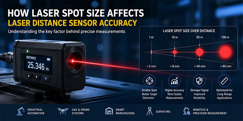 How Laser Spot Size Affects Laser Distance Sensor Accuracy