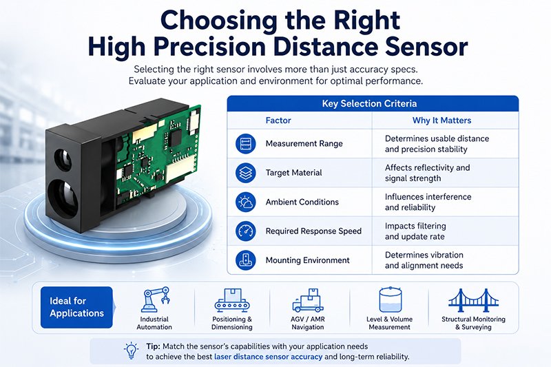Choosing the Right High Precision Distance Sensor Choosing the Right High Precision Distance Sensor