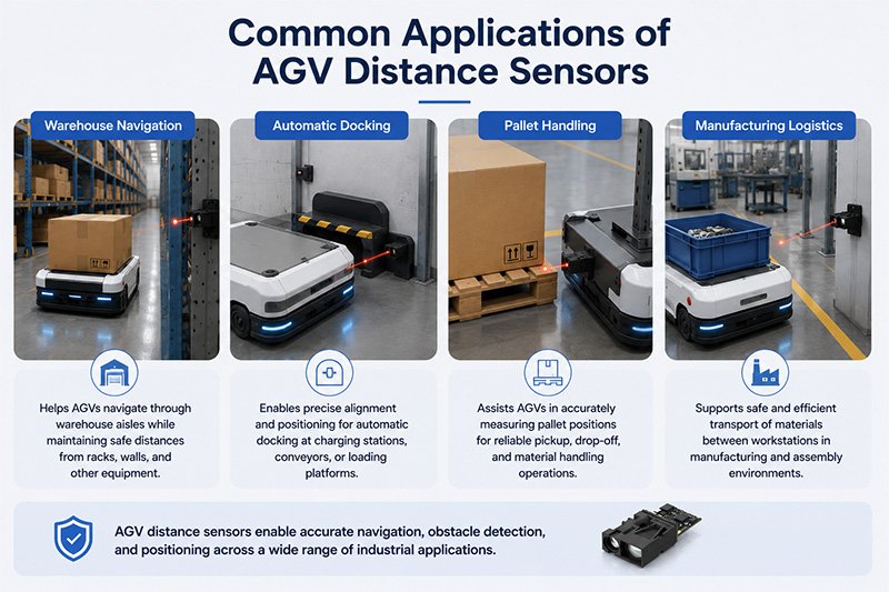 Common Applications of AGV Distance Sensors Common Applications of AGV Distance Sensors