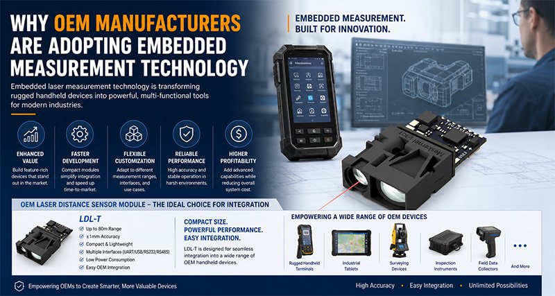 Why OEM Manufacturers Are Adopting Embedded Measurement Technology Why OEM Manufacturers Are Adopting Embedded Measurement Technology