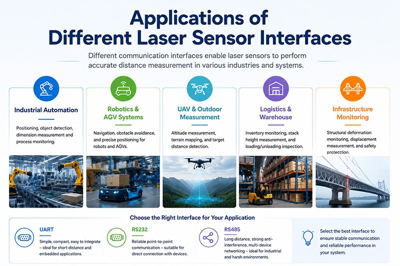 Applications of Different Laser Sensor Interfaces Applications of Different Laser Sensor Interfaces