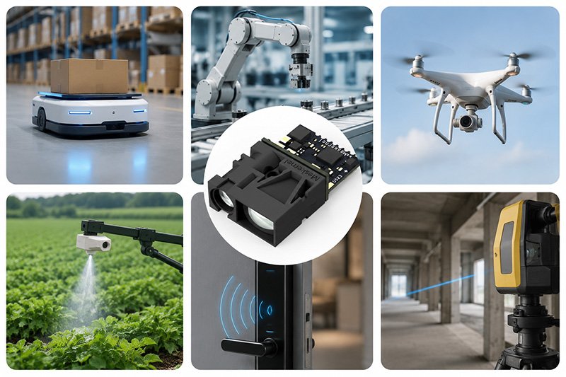 The flexibility of an I2C laser distance sensor makes it suitable for numerous industries The flexibility of an I2C laser distance sensor makes it suitable for numerous industries