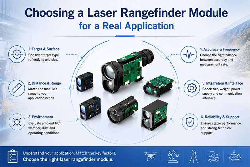 Choosing a Laser Rangefinder Module for a Real Application Choosing a Laser Rangefinder Module for a Real Application