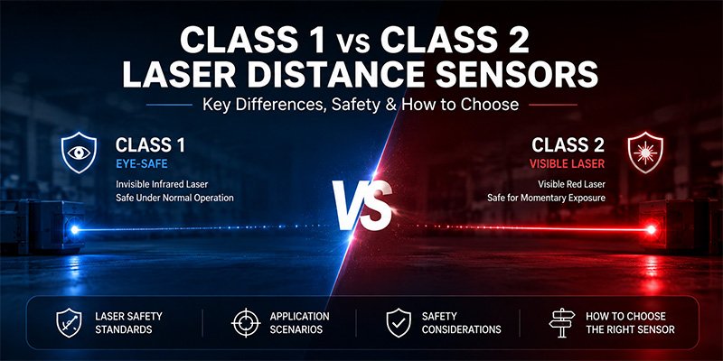 What Is the Difference Between Class 1 and Class 2 Laser Distance Sensors