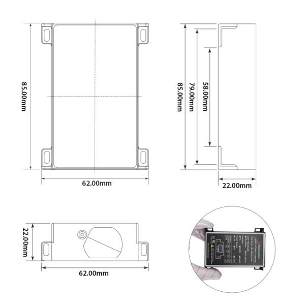 LDJ-P4 industrail laser distance sensor