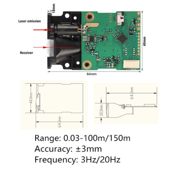 LDJ Long Range Laser Distance Sensor - Image 5