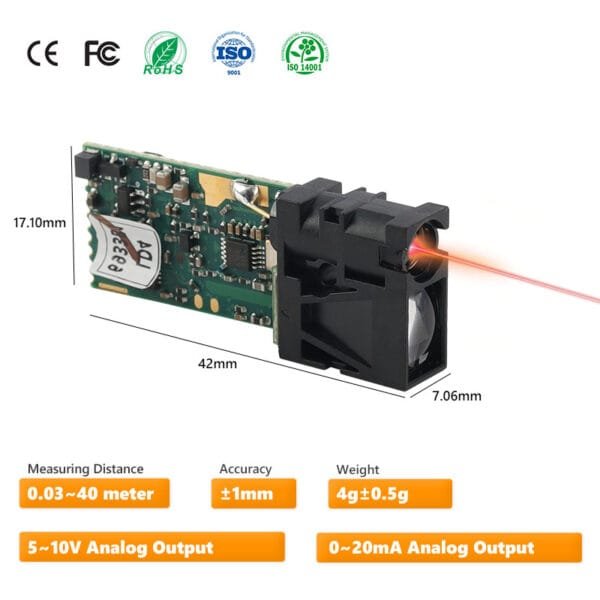 LDL laser distance sensor