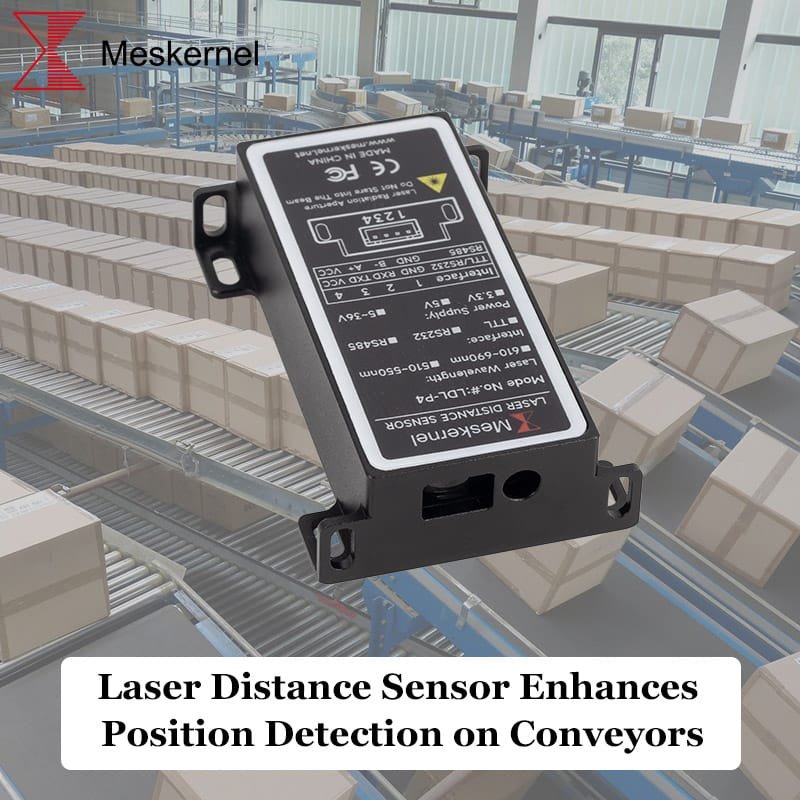 Laser Distance Sensor Enhances Position Detection on Conveyors