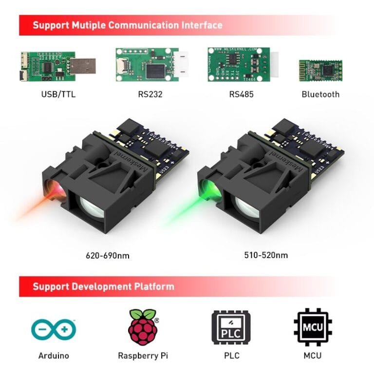 LDL-T 100Hz 1mm Accuracy Laser Distance Measuring Sensor