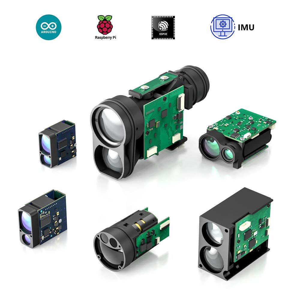 single point lidar sensor for drone pulse laser rangefinder oem module