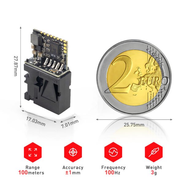 LDL-T 100Hz 1mm Accuracy Laser Distance Measuring Sensor - Image 2