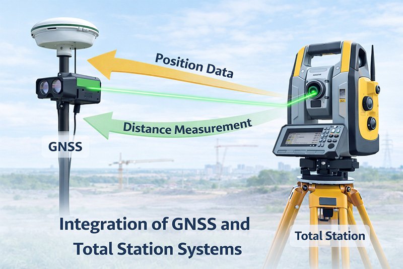 electronic distance measurement sensor for GNSS and TOTAL STATION