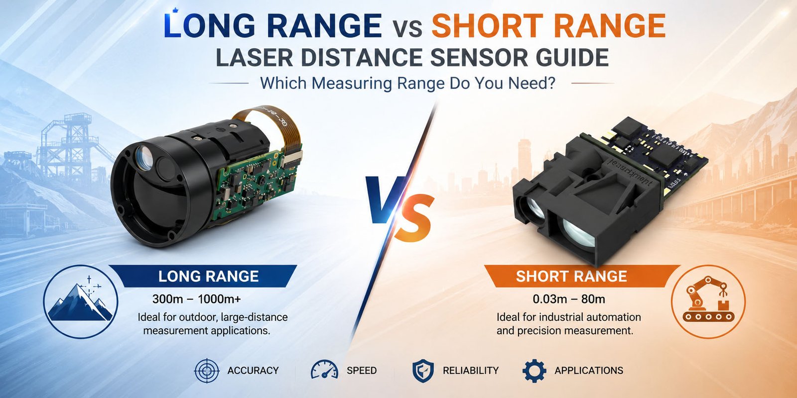 Long Range vs Short Range Laser Distance Sensor Guide