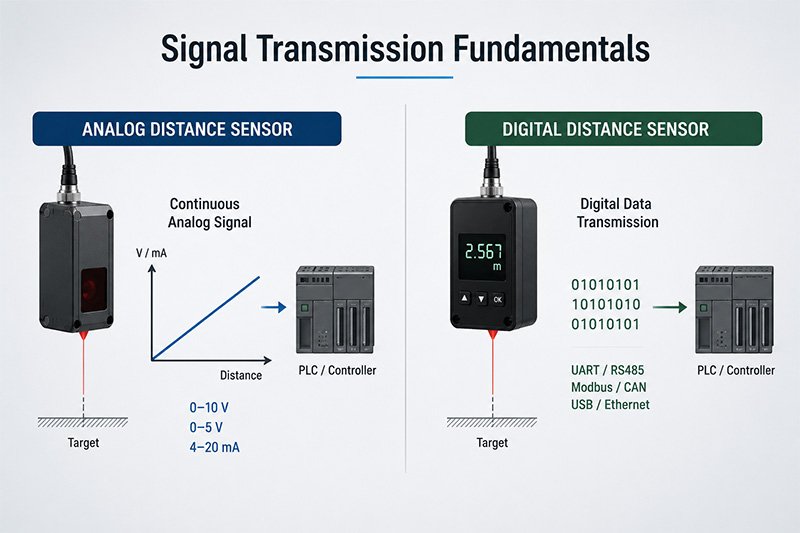 Signal Distance Field Analog Distance Sensor vs Digital Distance Sensor Guide